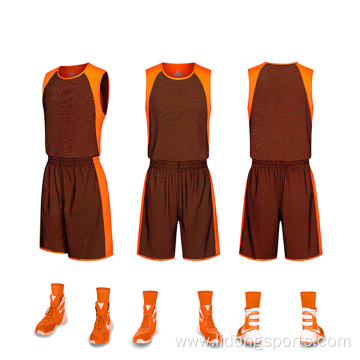 Cheap Basketball Jersey Sets Blank Basketball Uniform